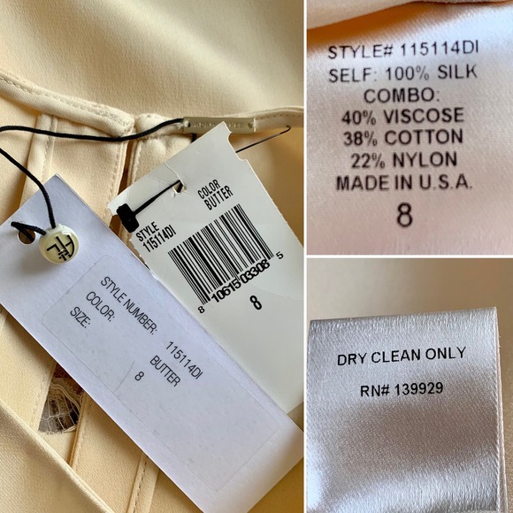 Adam Lippes Moroccan Lace Inset Silk Blouse Size Medium - Picture 12 of 13